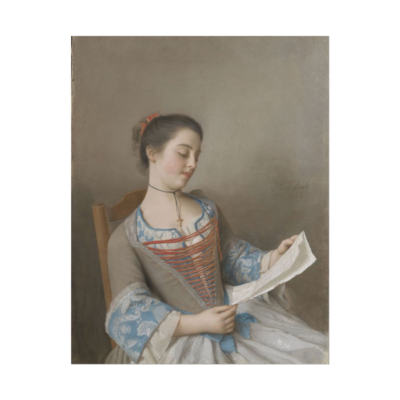 Vintage Portrait of Young Woman 11″×14″