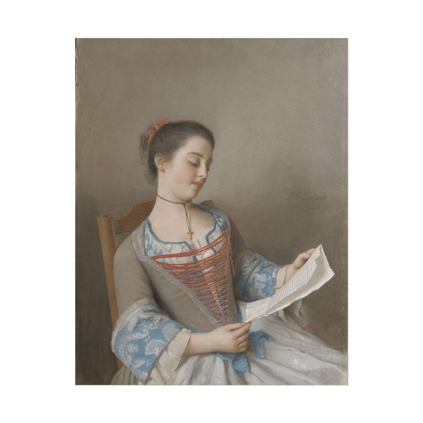 Vintage Portrait of Young Woman