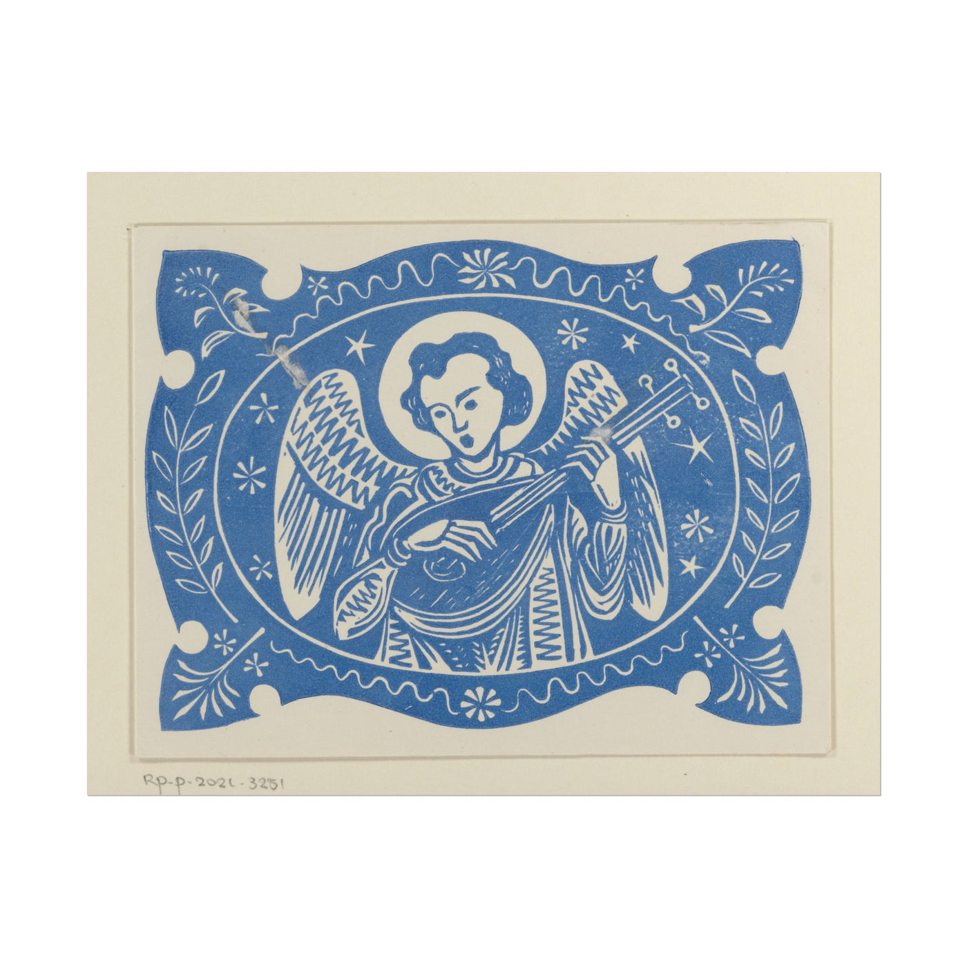 Vintage Christmas Angel 14″×11″