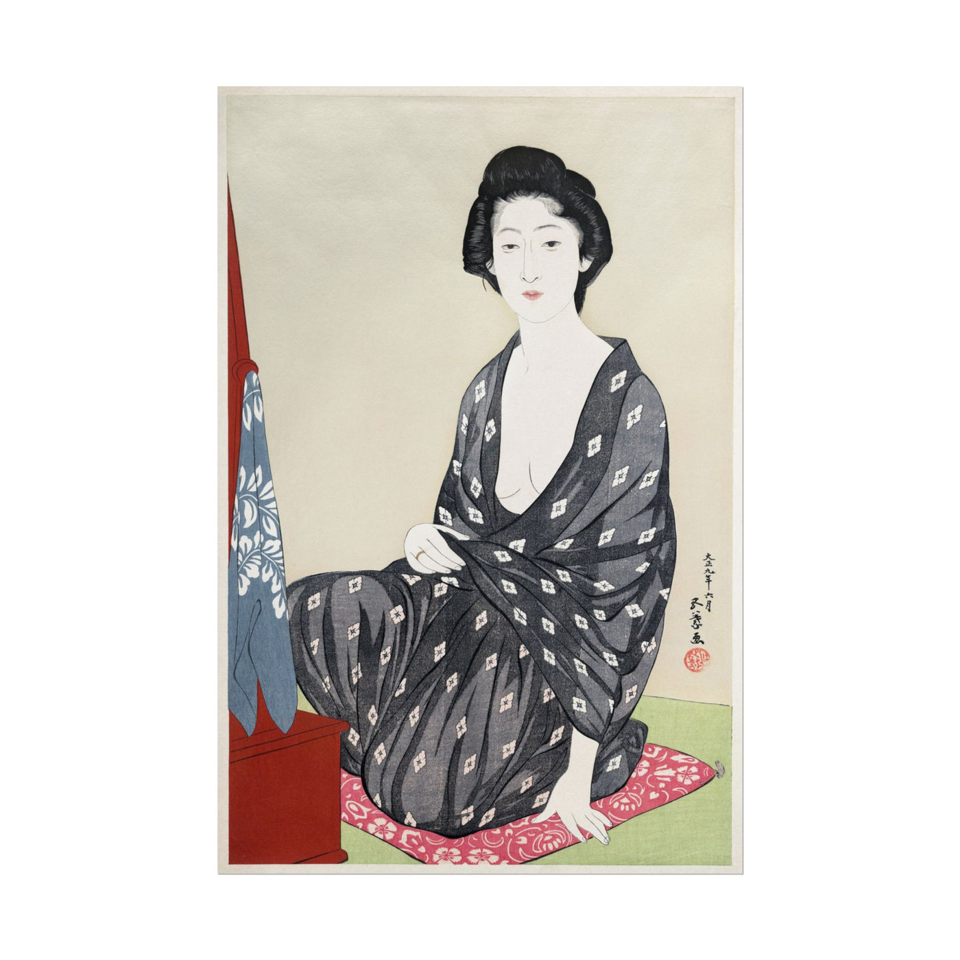 Woman in Summer Clothing 12″×18″