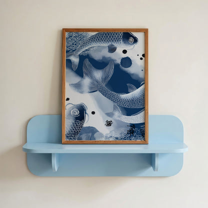 Blue Koi Fish