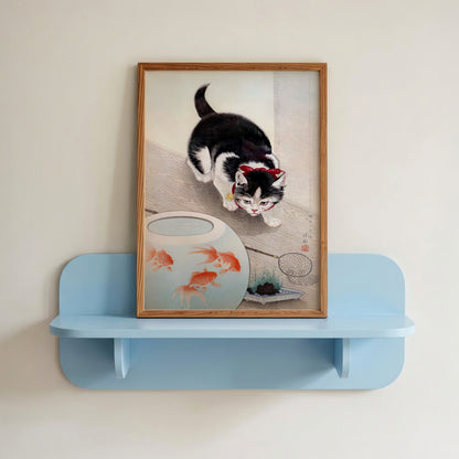 Cat and Goldfish Bowl