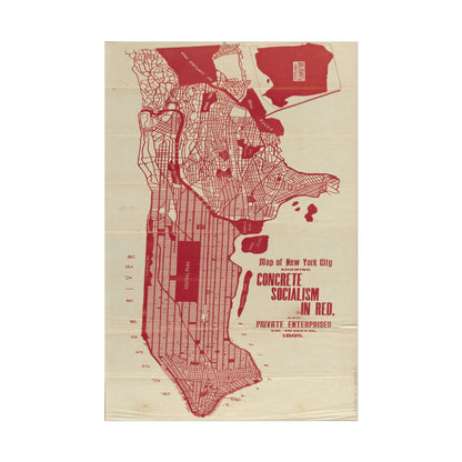 Socialism Map of New York