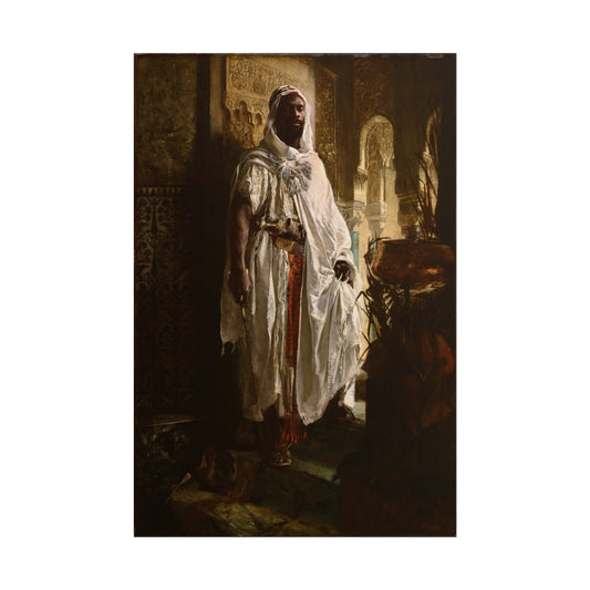 The Moorish Chief poster by Eduard Charlemont  - 12x18 inch print