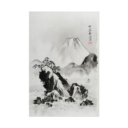 Mount Fuji Vintage Japanese Illustration