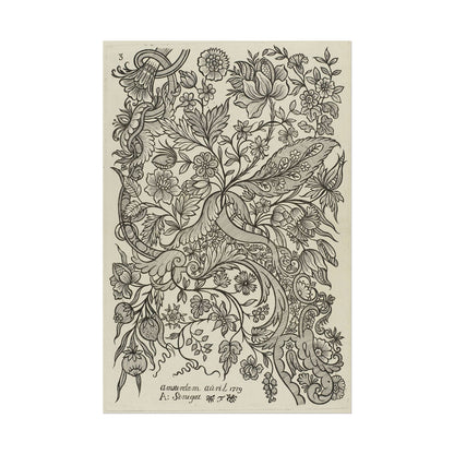 Textile Art poster by Alexander Senegat - 16x24 inch poster print