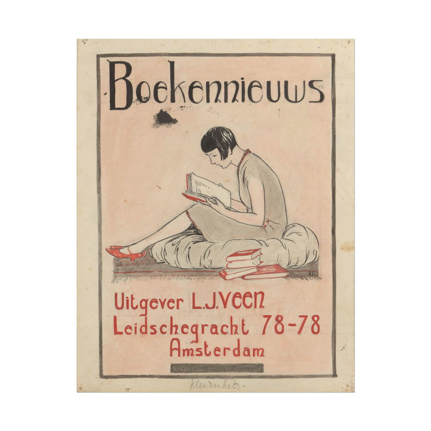 Boekennieuws Book Cover 11″×14″