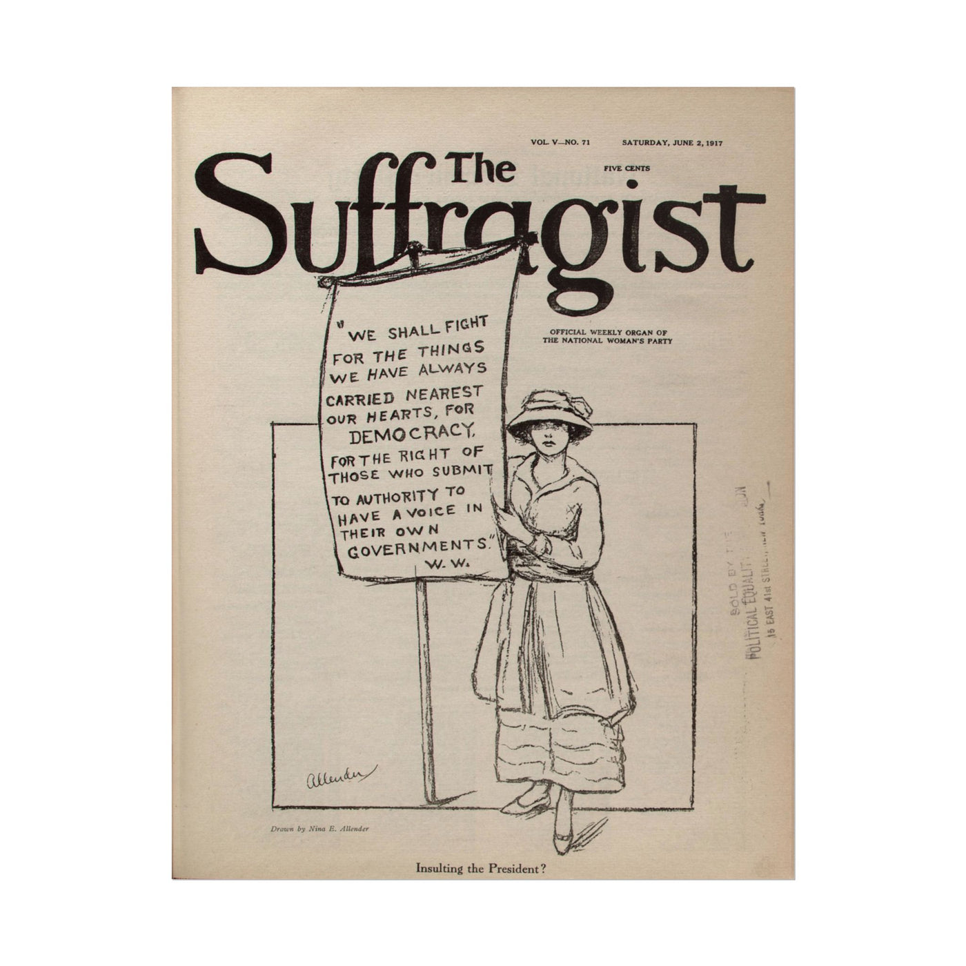 The Suffragist 11×14