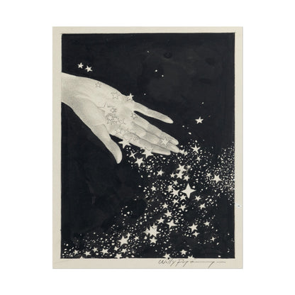 Hands and Stars poster by Willy Pogany  - 11x14 inch print