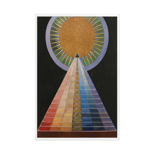 No.1 Group X poster by Hilma Af Klint  - 12x18 inch print