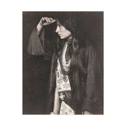 Portrait of Zitkala Sa poster by Gertrude Kasebier - 11x14 inch print