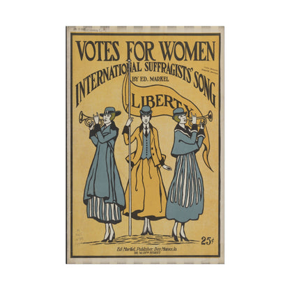 Votes for Women poster by Alphonse Mucha  - 24x36 inch wall art