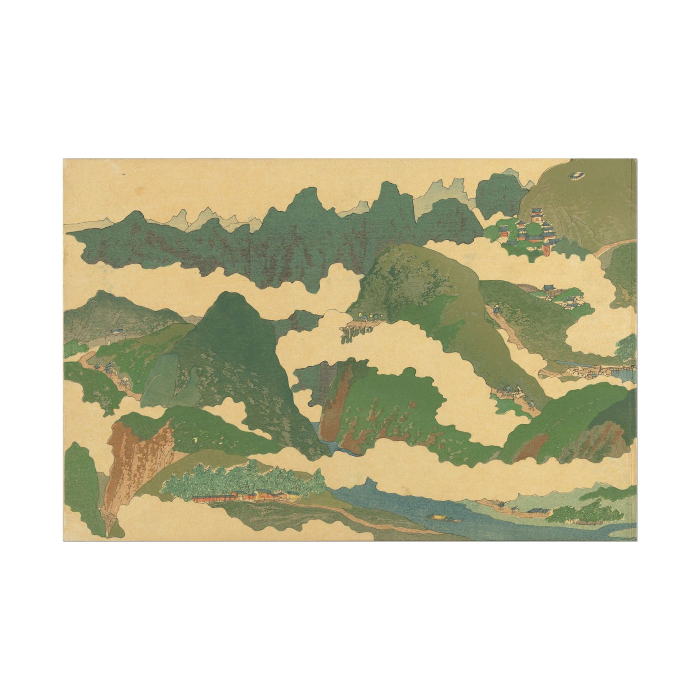 Het Gele Rivier 18″×12″