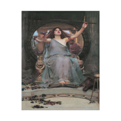 Circe Offering the Cup to Ulysses poster by John William Waterhouse - 11x14 inch print