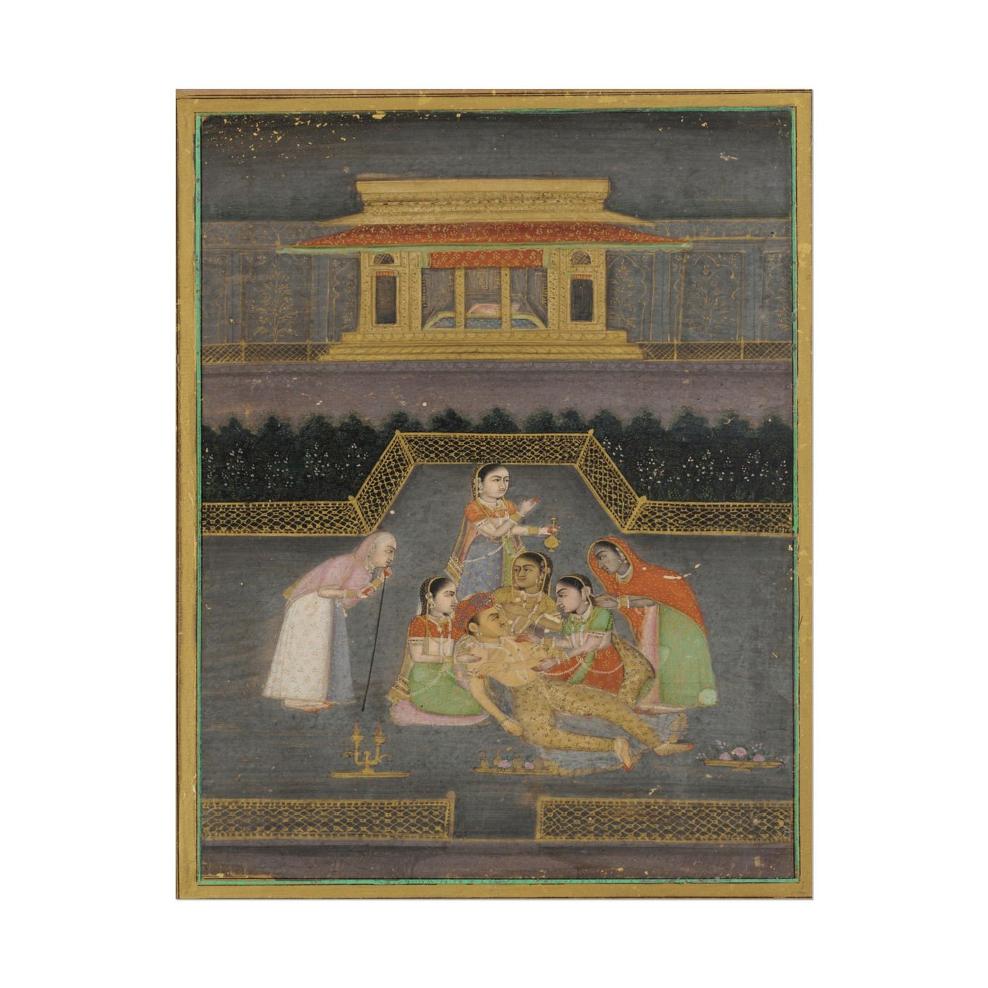 Mughal Miniature Art 11″×14″