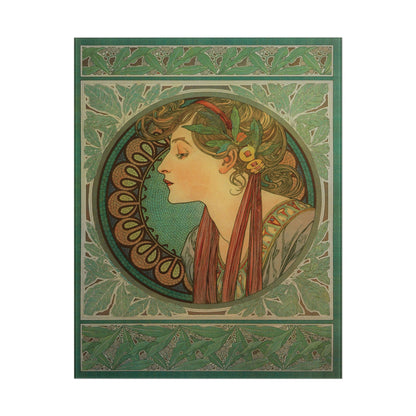 Laurel poster by Alphonse Mucha  - 11x14 inch print