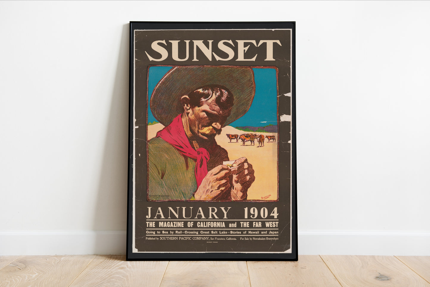 Sunset Magazine Cover January 1904
