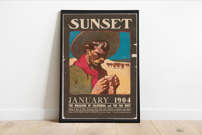 Sunset Magazine Cover January 1904