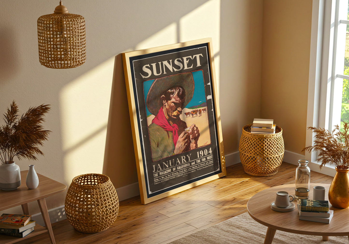 Sunset Magazine Cover January 1904