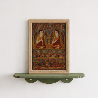 Portrait of Two Taklung Lamas