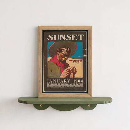 Sunset Magazine Cover January 1904