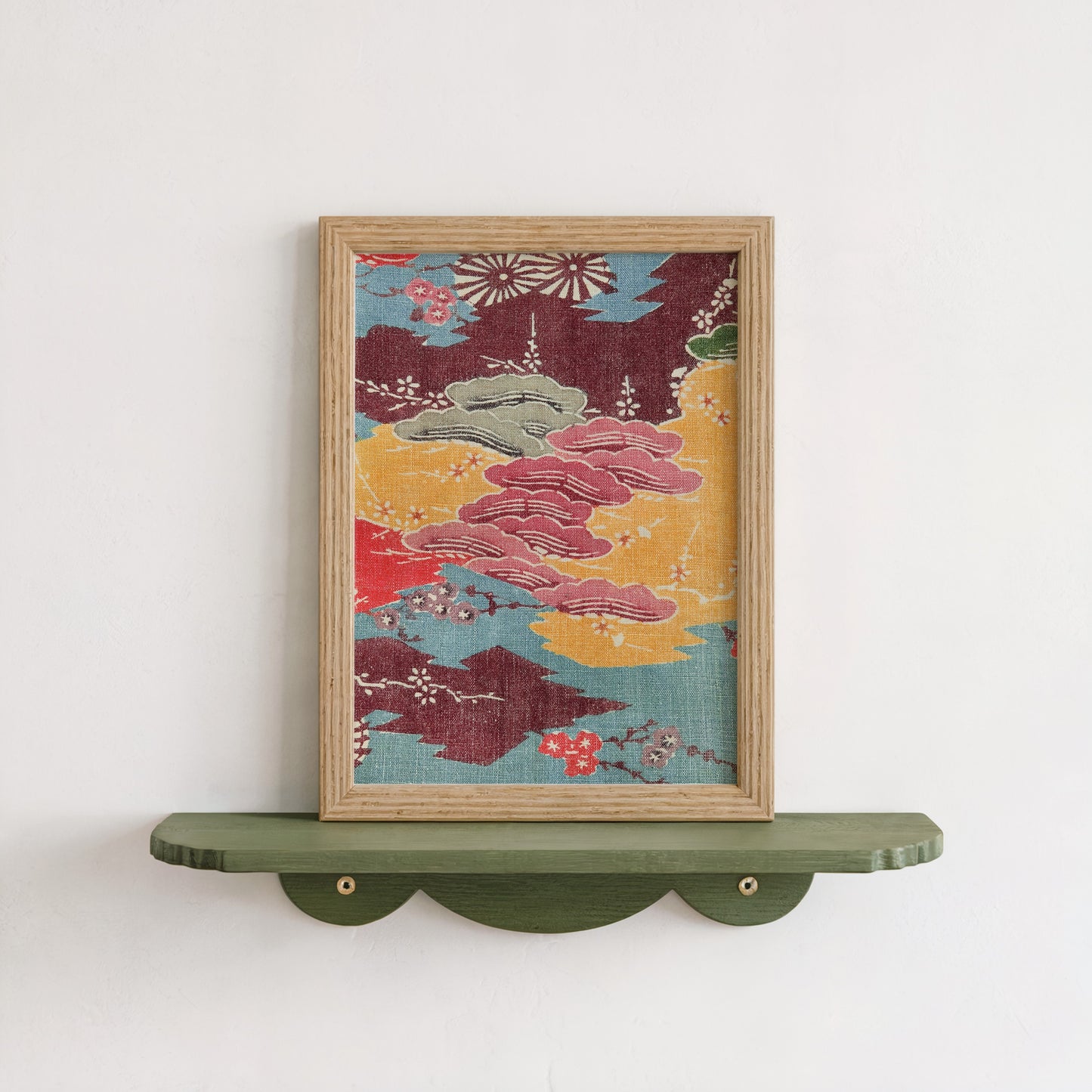 Pine, Plum and Chrysanthemum
