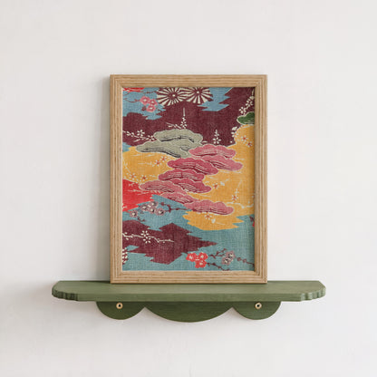 Pine, Plum and Chrysanthemum