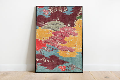 Pine, Plum and Chrysanthemum