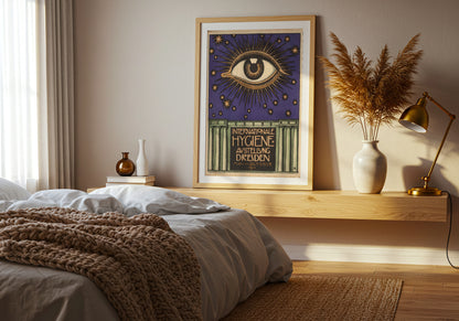 International Hygiene Exhibition Poster poster by Franz Von Stuck - Neutral room decor with framed print