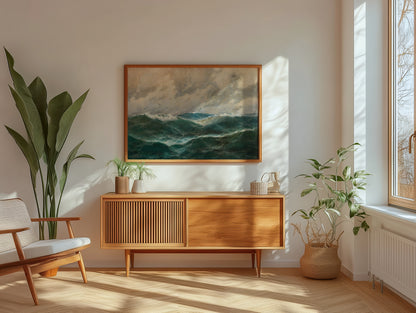 Maritime poster by Max Jensen  - Neutral room decor with framed print