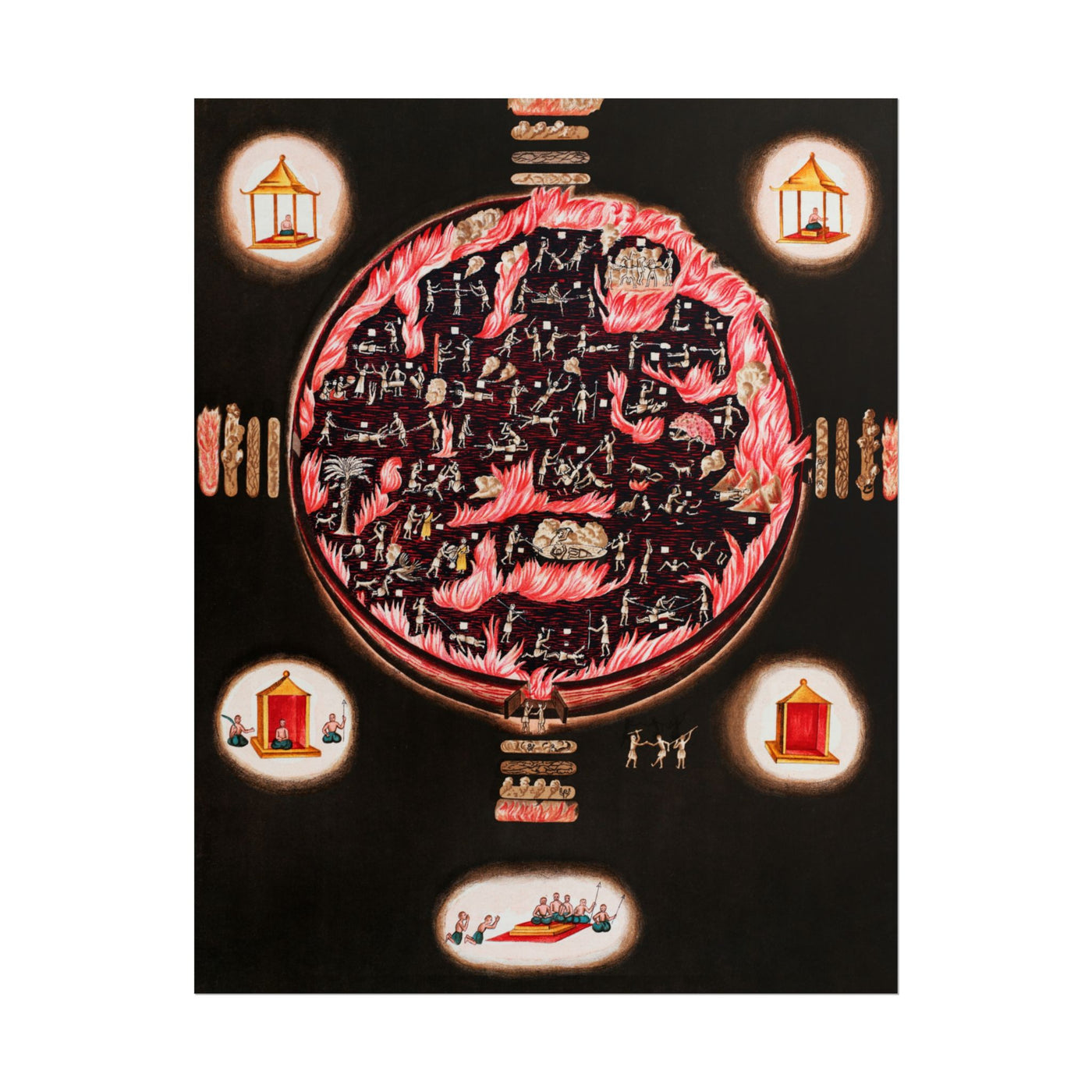 Burmese Hell Art 11″×14″