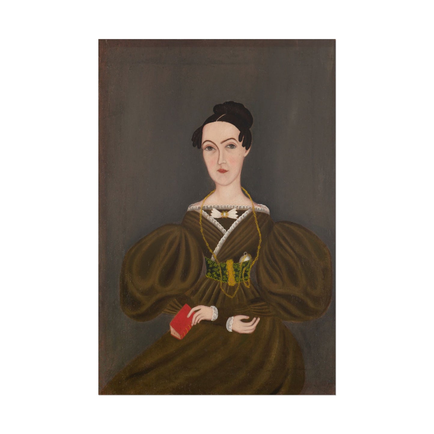 Woman with Butterfly Tie