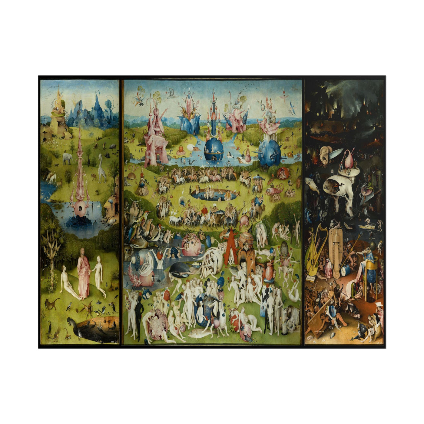 The Garden of Earthly Delights 14″×11″