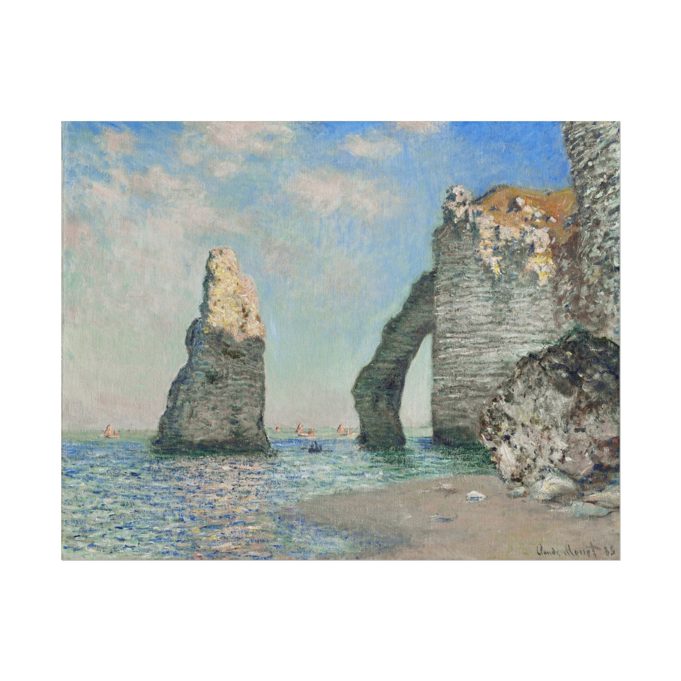The Cliffs at Étretat 14″×11″