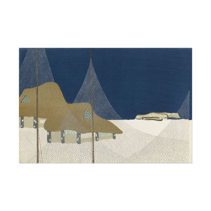 Japanese Village Painting