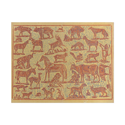 Animal Pattern Book Cover Art