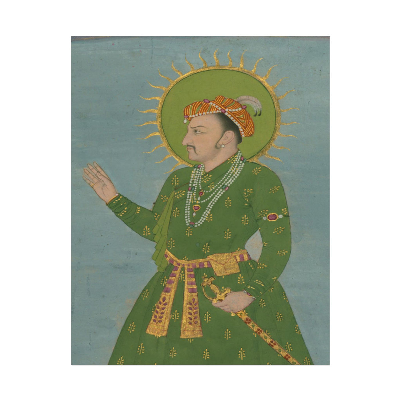 Emperor Jahangir Leaf 11″×14″