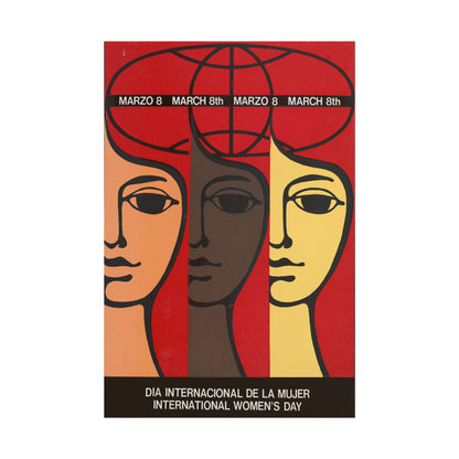 Women's Day March 1965 poster by Paul Poiret - 24x36 inch wall art