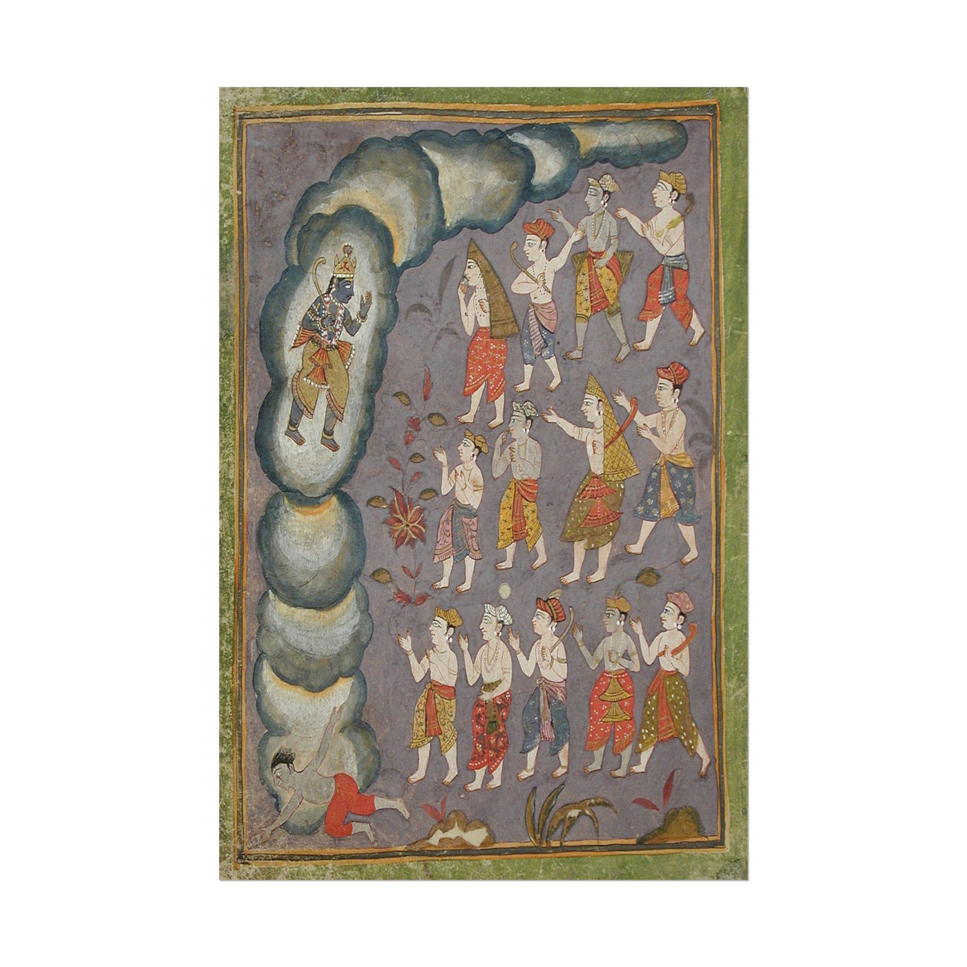 Krishna Kills The Tornado Demon Trinavarta 12″×18″