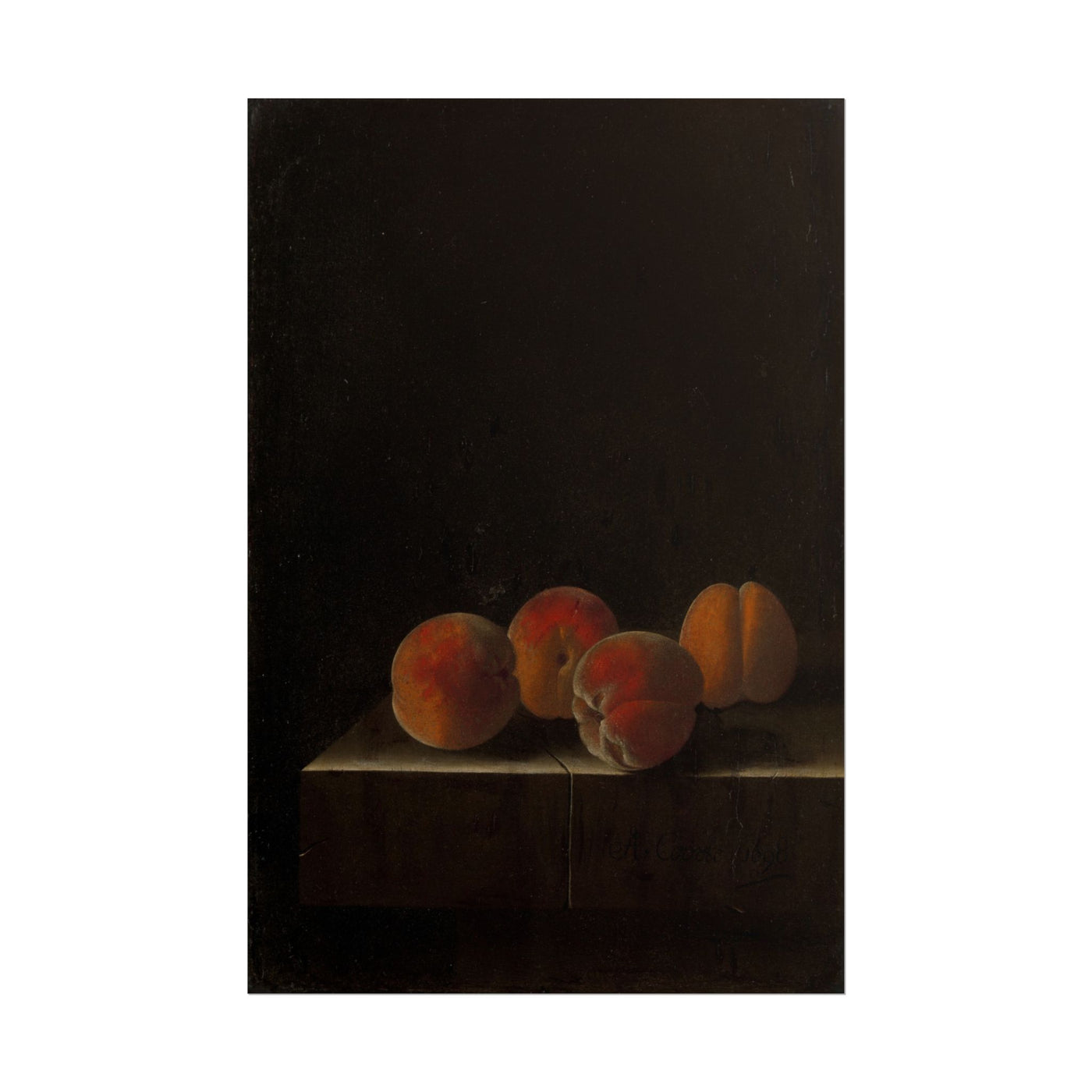 Peach Still Life 12″×18″