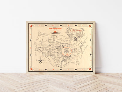 A Texan’s Map of the United States of Texas