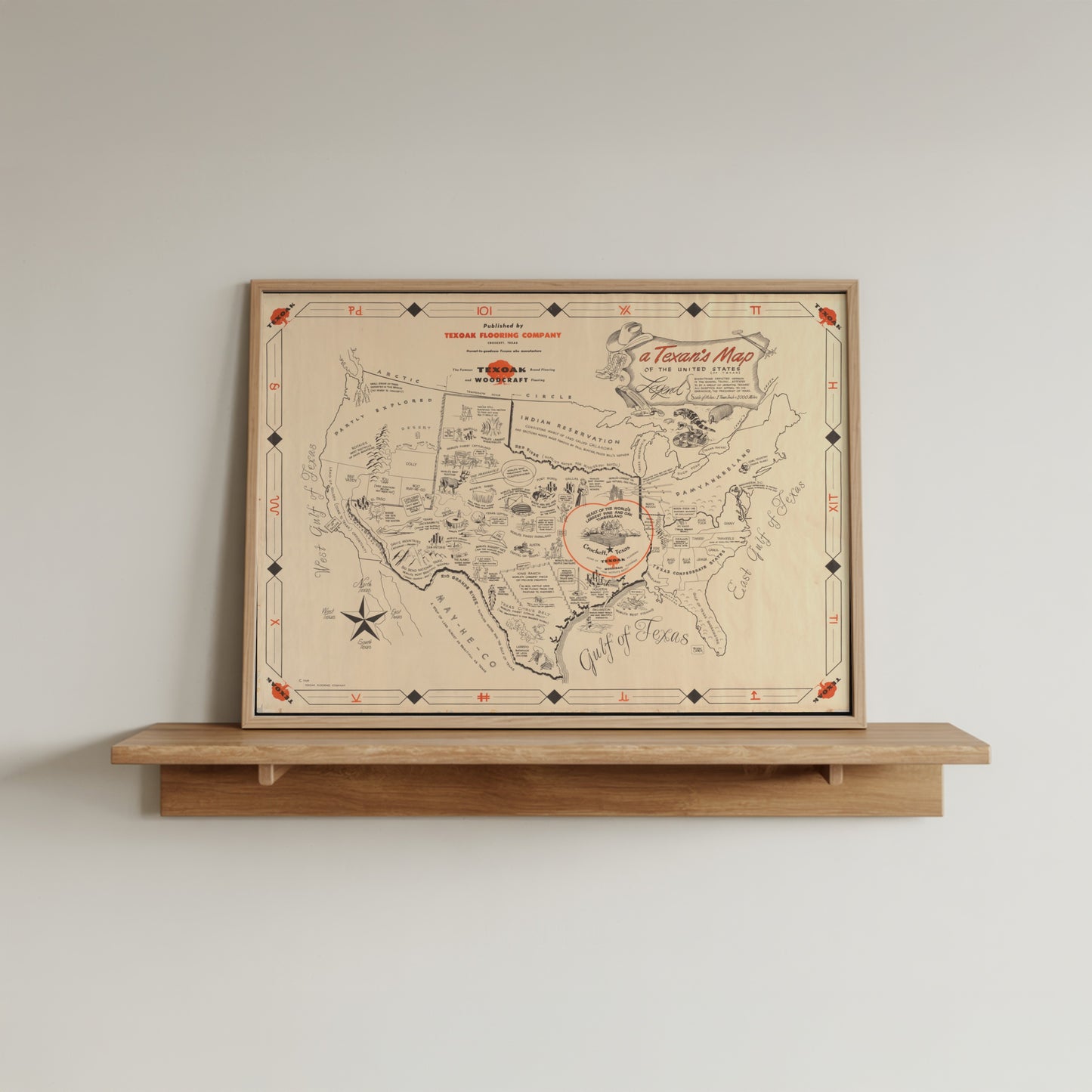 A Texan’s Map of the United States of Texas