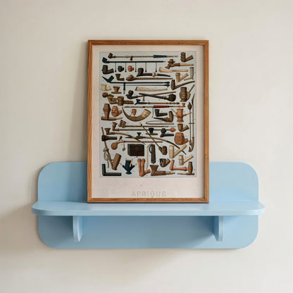 African Pipes Chromolithograph
