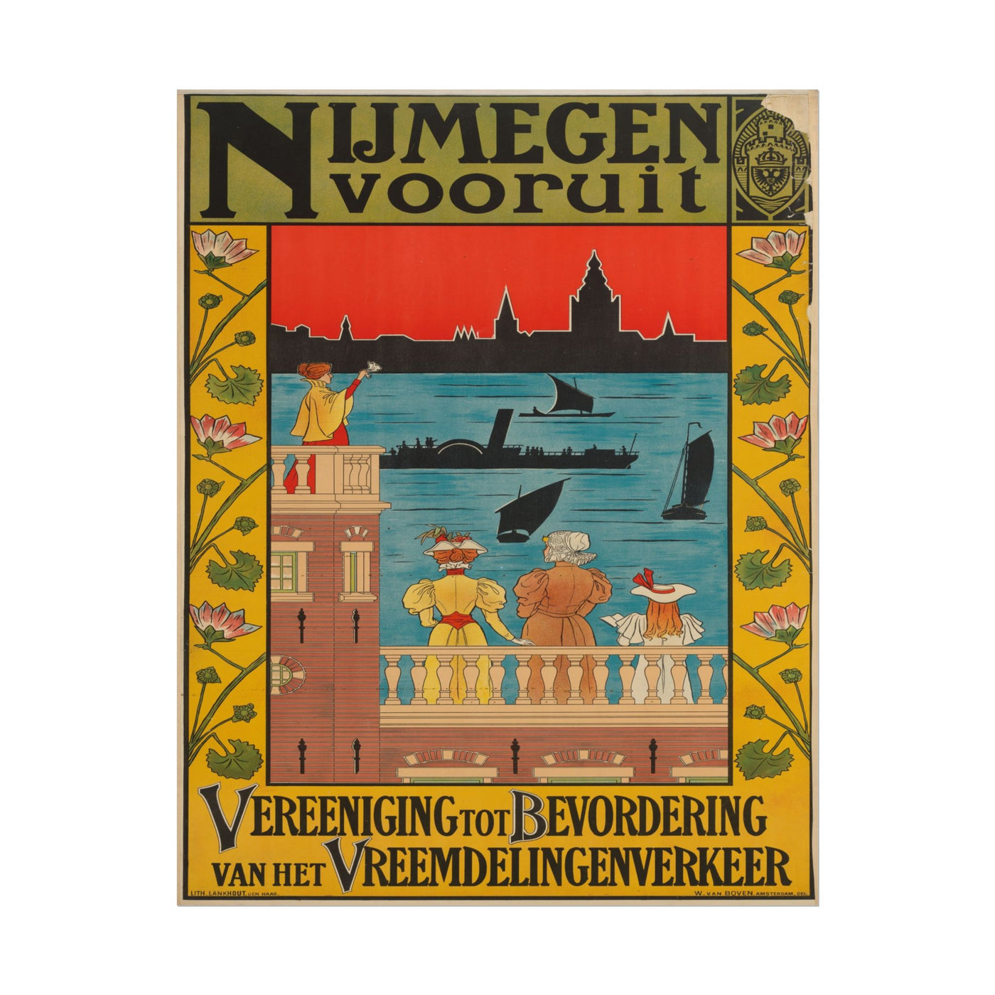 Tourism Promotion Poster in Nijmegen 11″×14″
