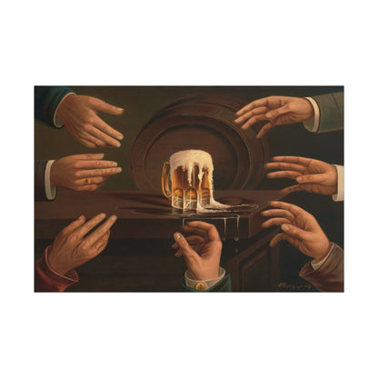 Seven Hands and a Beer poster by Anheuser Busch - 16x24 inch poster print