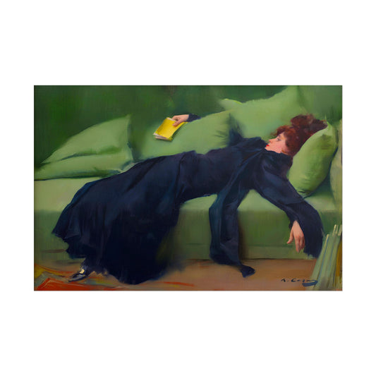 After The Ball poster by Ramon Casas  - 12x18 inch print