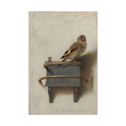 The Goldfinch poster by Carel Fabritius - 12x18 inch print