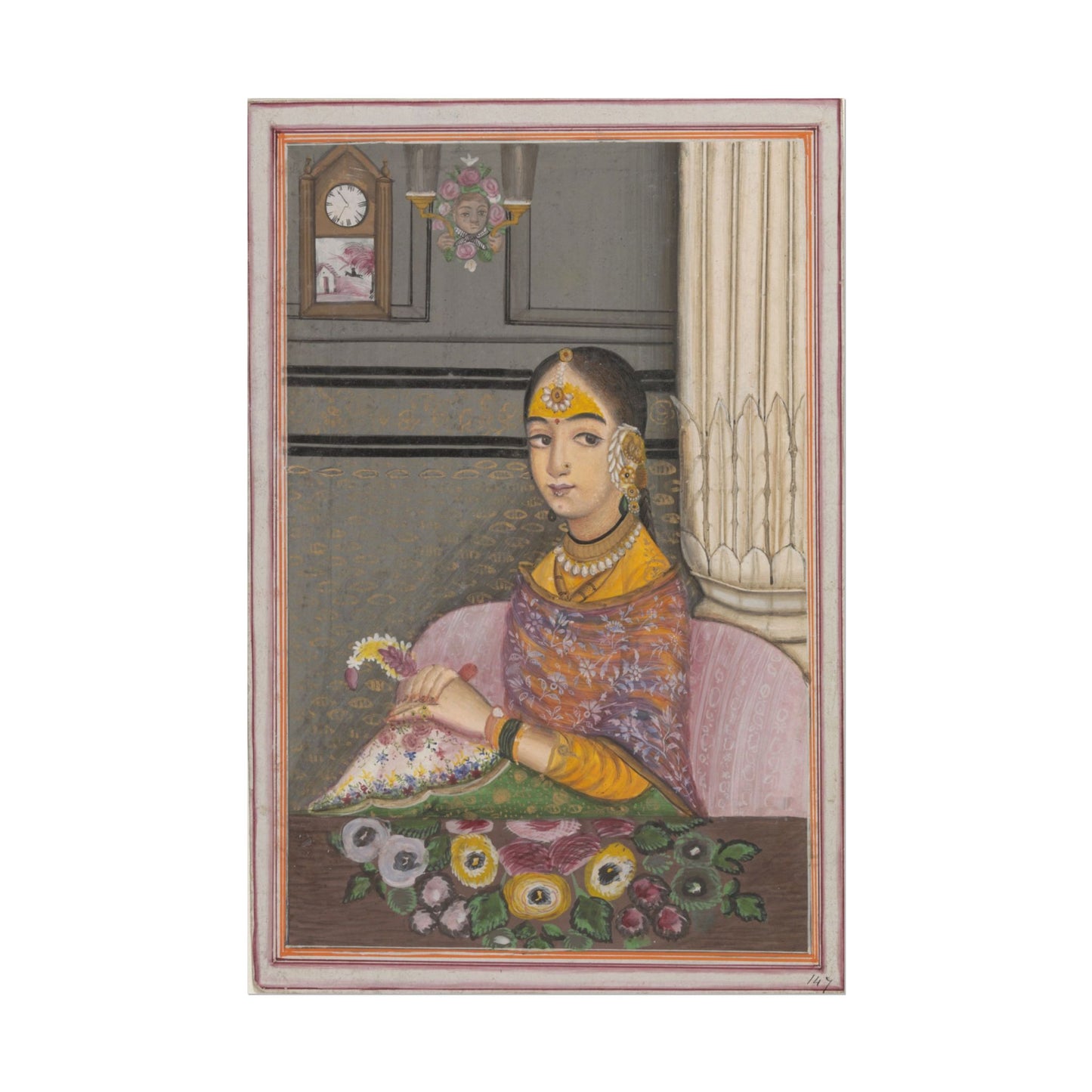 Elegant Indian Woman Art Print