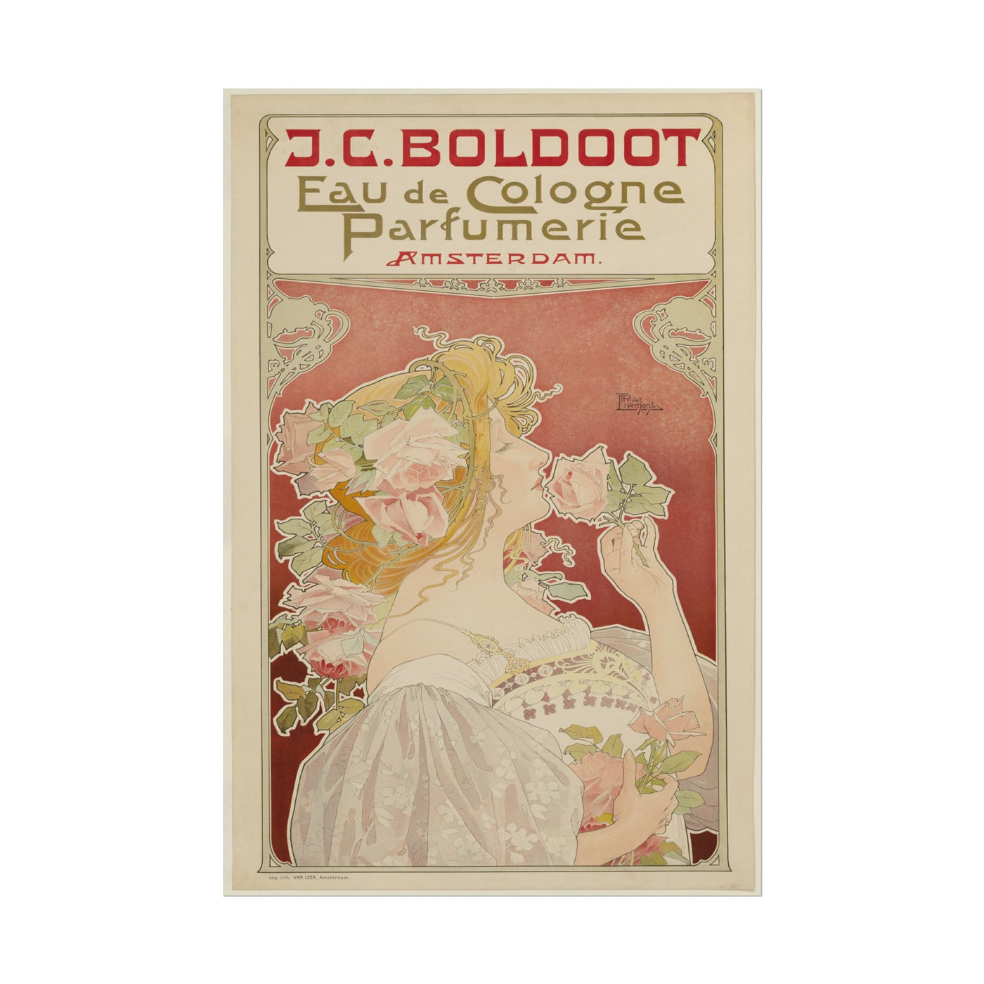 Eau de Cologne by Privat - Livemont 12″×18″