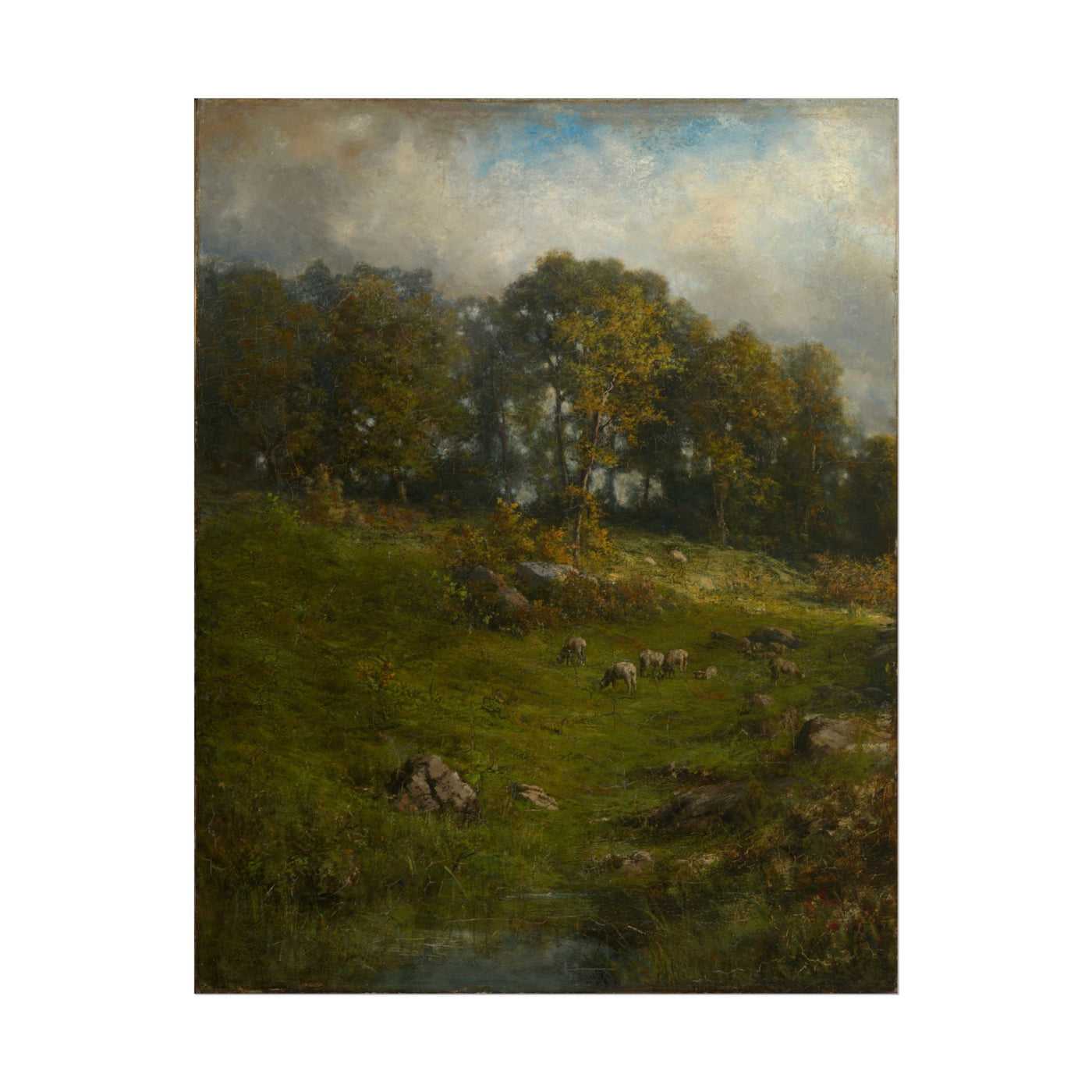 A Hillside Pasture 11″×14″